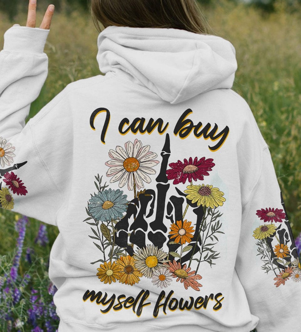 I CAN BUY MYSELF FLOWERS FLORAL ALL OVER PRINT - TLNZ0203232