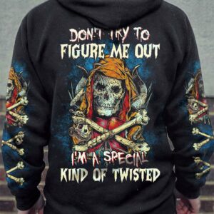 DON'T TRY TO FIGURE ME OUT REAPER BONES ALL OVER PRINT - TLTW0812221