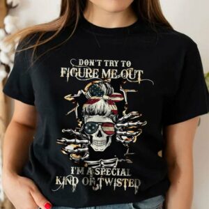 DON'T TRY TO FIGURE ME OUT COTTON SHIRT - TLTW2811221