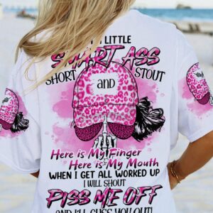 I'M A LITTLE SMART A MESSY BUN AMERICAN ALL OVER PRINT - TLNO1912223