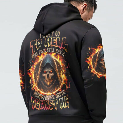 I CAN'T GO TO HELL REAPER CIRCLE FIRE ALL OVER PRINT - TLNZ1004233