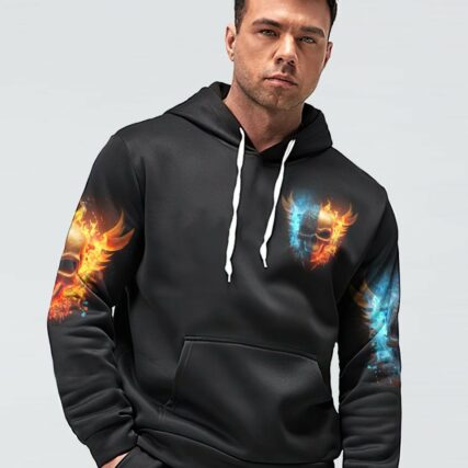 DON'T TRY TO FIGURE ME OUT FIRE SKULL ALL OVER PRINT - TLNO2003232
