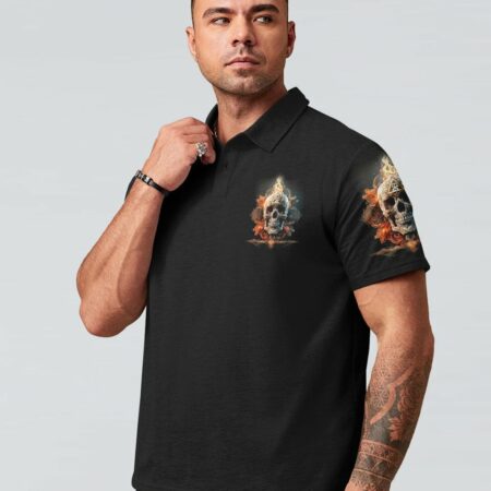 IT'S NOT HOW CRAZY I AM FIRE SKULL ALL OVER PRINT - TLTM1002233