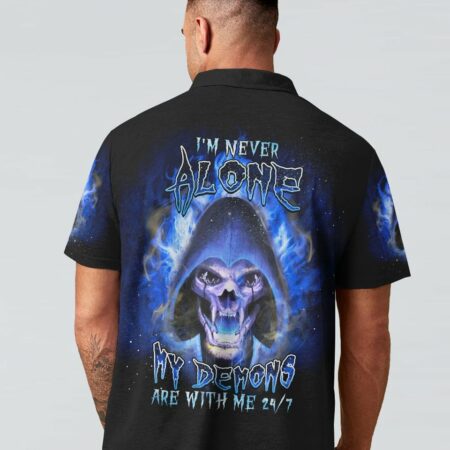 I'M NEVER ALONE MY DEMONS ARE WITH ME 24/7 ALL OVER PRINT - YHDU20033