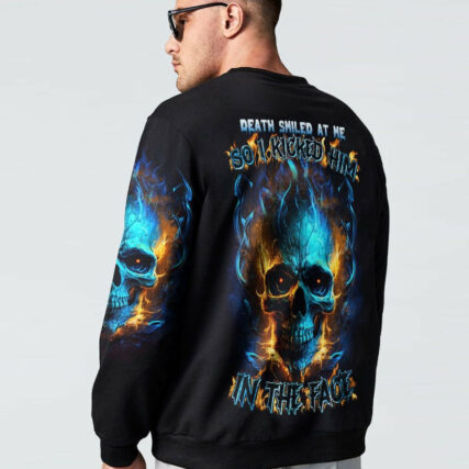 DEATH SMILED AT ME SKULL ALL OVER PRINT - TLTR2104232