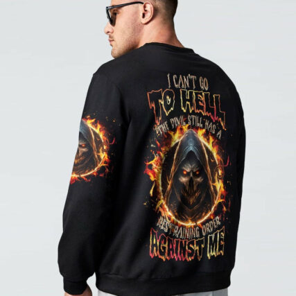 I CAN'T GO TO HELL REAPER CIRCLE FIRE ALL OVER PRINT - TLNZ1004233