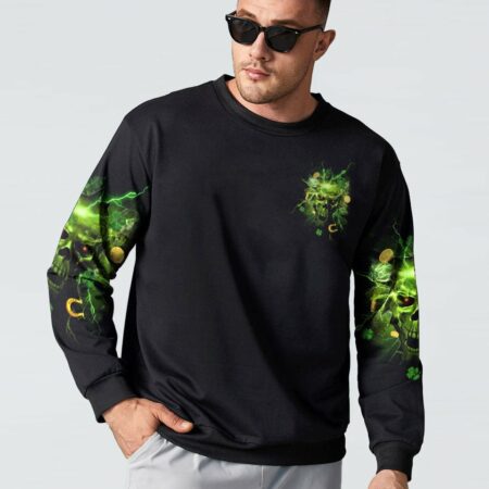 HELLO DARKNESS CRACK SKULL PATRICK'S DAY ALL OVER PRINT - TLTW2801232