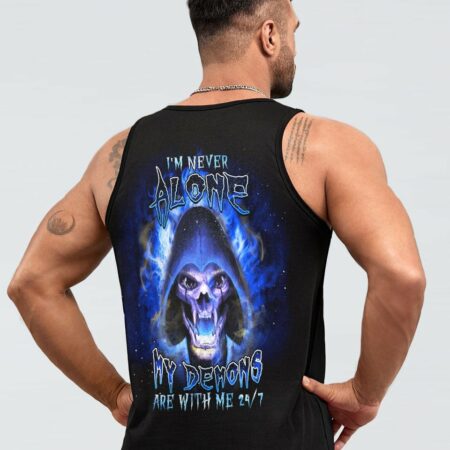 I'M NEVER ALONE MY DEMONS ARE WITH ME 24/7 ALL OVER PRINT - YHDU20033