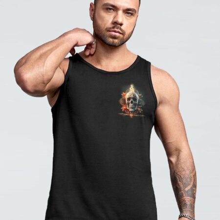IT'S NOT HOW CRAZY I AM FIRE SKULL ALL OVER PRINT - TLTM1002233