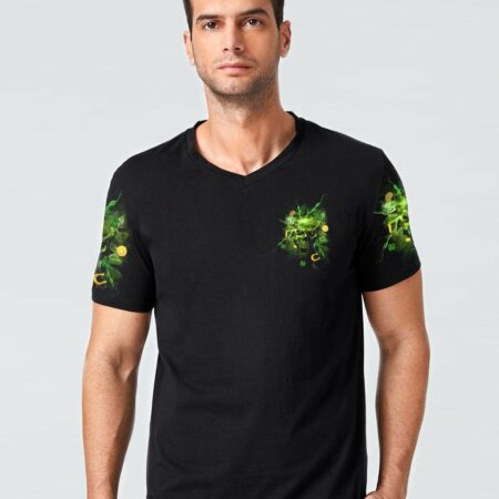 HELLO DARKNESS CRACK SKULL PATRICK'S DAY ALL OVER PRINT - TLTW2801232