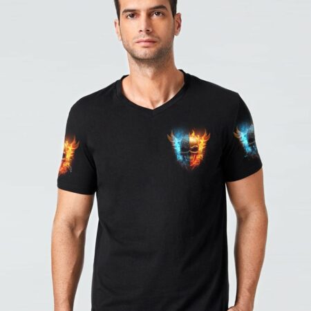 DON'T TRY TO FIGURE ME OUT FIRE SKULL ALL OVER PRINT - TLNO2003232