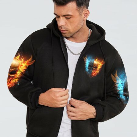 DON'T TRY TO FIGURE ME OUT FIRE SKULL ALL OVER PRINT - TLNO2003232