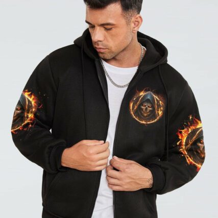 I CAN'T GO TO HELL REAPER CIRCLE FIRE ALL OVER PRINT - TLNZ1004233