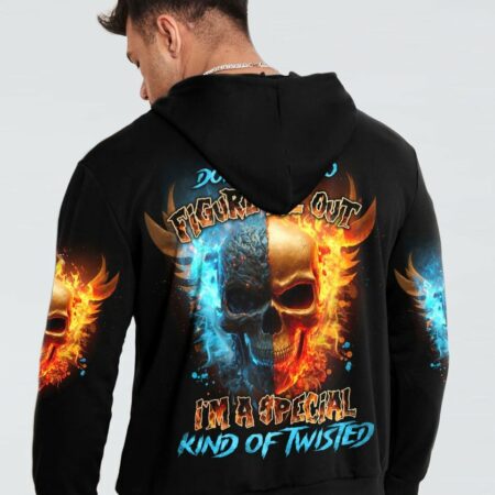 DON'T TRY TO FIGURE ME OUT FIRE SKULL ALL OVER PRINT - TLNO2003232