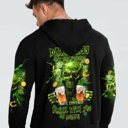 HELLO DARKNESS CRACK SKULL PATRICK'S DAY ALL OVER PRINT - TLTW2801232