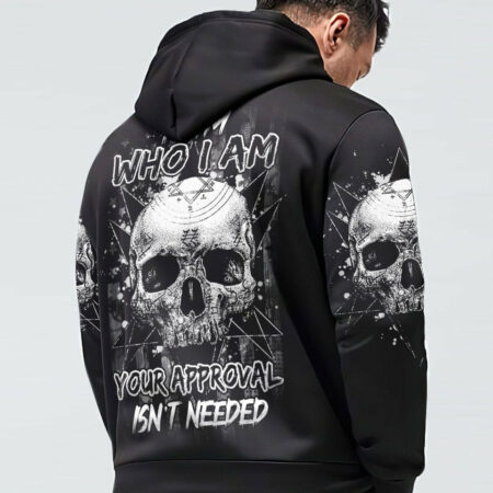 I AM WHO I AM SKULL ALL OVER PRINT - YHHN1912221