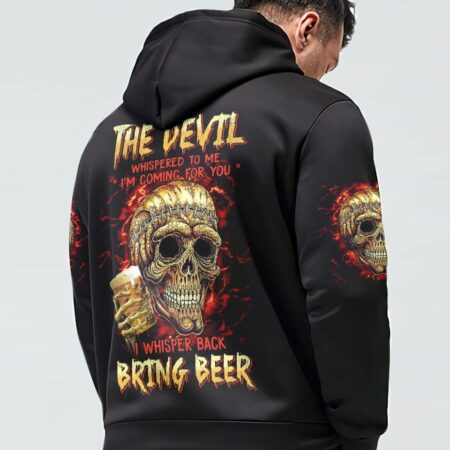 BRING BEER SKULL ALL OVER PRINT - TLTM0501233