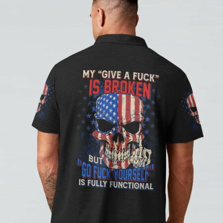 MY GIVE A F AMERICAN SKULL ALL OVER PRINT - TLTM1612222