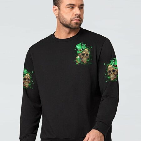 HELLO DARKNESS MY OLD FRIEND SKULL PATRICK'S DAY ALL OVER PRINT - TLTM0901232