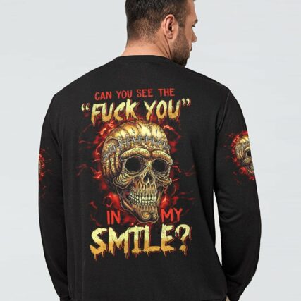 CAN YOU SEE THE F YOU SKULL ALL OVER PRINT - TLTM0501232