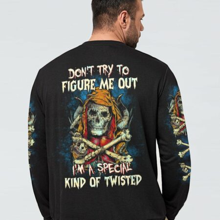 DON'T TRY TO FIGURE ME OUT REAPER BONES ALL OVER PRINT - TLTW0812221