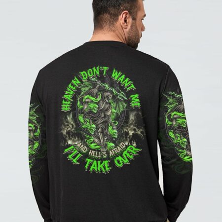 HEAVEN DON'T WANT ME ALL OVER PRINT - TLTM2311223