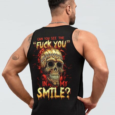 CAN YOU SEE THE F YOU SKULL ALL OVER PRINT - TLTM0501232