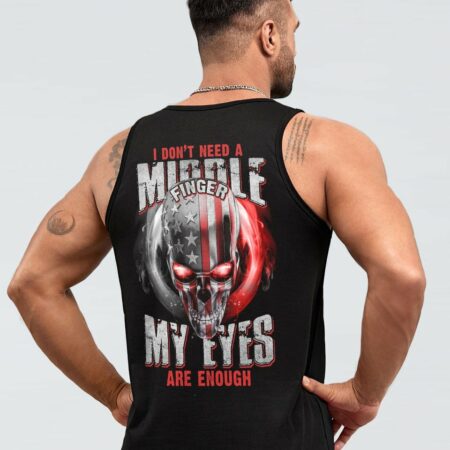 I DON'T NEED A M SKULL METAL SKULL ALL OVER PRINT - TLTM2811222