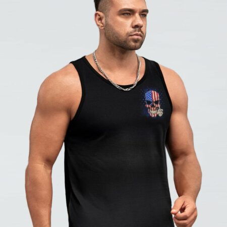 MY GIVE A F AMERICAN SKULL ALL OVER PRINT - TLTM1612222