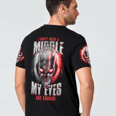I DON'T NEED A M SKULL METAL SKULL ALL OVER PRINT - TLTM2811222