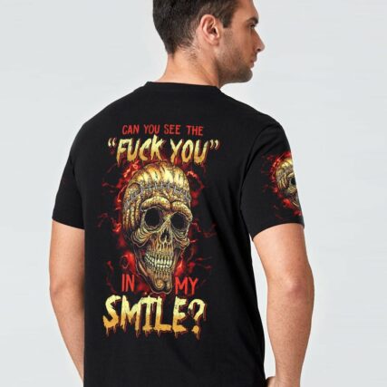 CAN YOU SEE THE F YOU SKULL ALL OVER PRINT - TLTM0501232