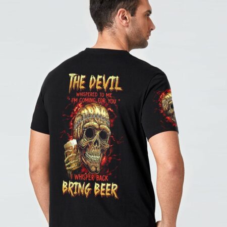 BRING BEER SKULL ALL OVER PRINT - TLTM0501233