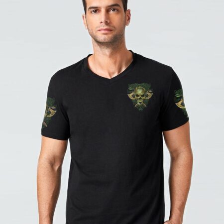 I AM NOT AFRAID OF YOU CELTIC SKULL ALL OVER PRINT - TLTM0212224