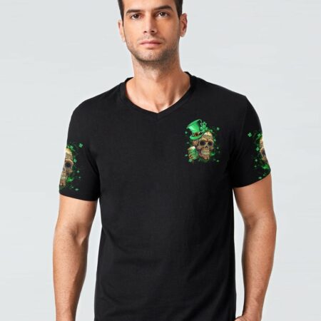 HELLO DARKNESS MY OLD FRIEND SKULL PATRICK'S DAY ALL OVER PRINT - TLTM0901232