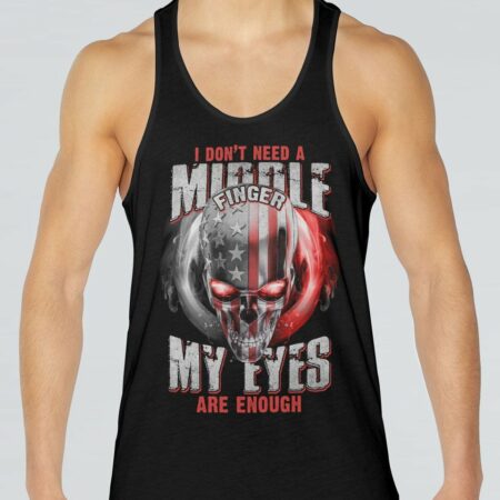 I DON'T NEED A M SKULL METAL SKULL ALL OVER PRINT - TLTM2811222