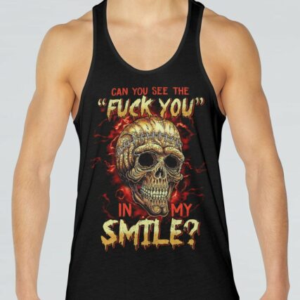 CAN YOU SEE THE F YOU SKULL ALL OVER PRINT - TLTM0501232