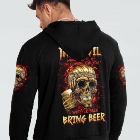 BRING BEER SKULL ALL OVER PRINT - TLTM0501233