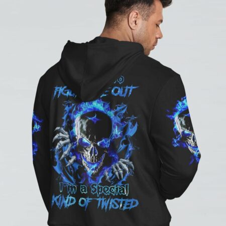 DON'T TRY TO FIGURE ME FIRE TORN SKULL ALL OVER PRINT - TLNZ1711223