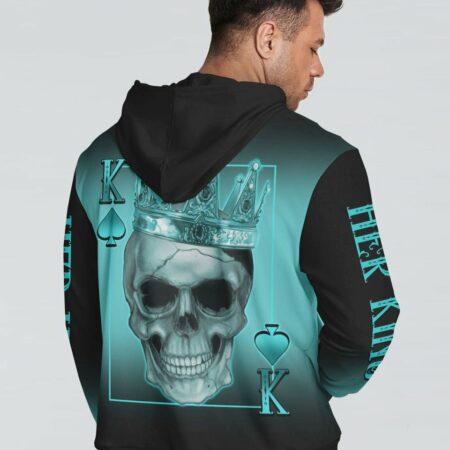 KING QUEEN COUPLE SKULL ALL OVER PRINT - TLTY2812221