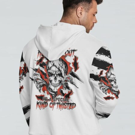 DON'T TRY TO FIGURE ME TORN SKULL ALL OVER PRINT - TLTM1411222