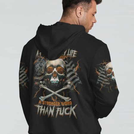 I'VE COME TO A POINT IN MY LIFE FLAG SKULL ALL OVER PRINT - TLTM0512224