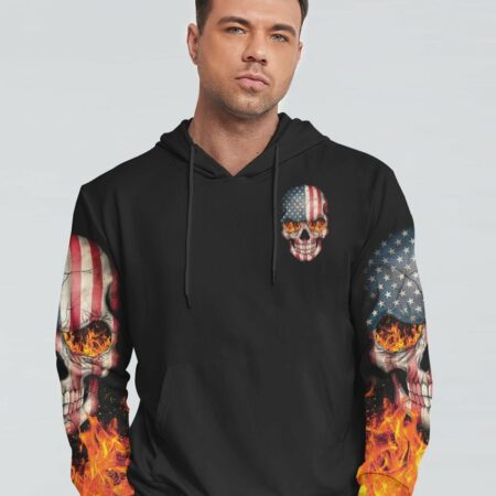 MY GIVE A F AMERICAN SKULL ALL OVER PRINT - TLTY2811223