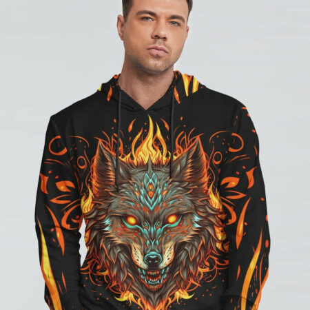 IF YOU KICK ME WOLF ALL OVER PRINT - TLTW1004234