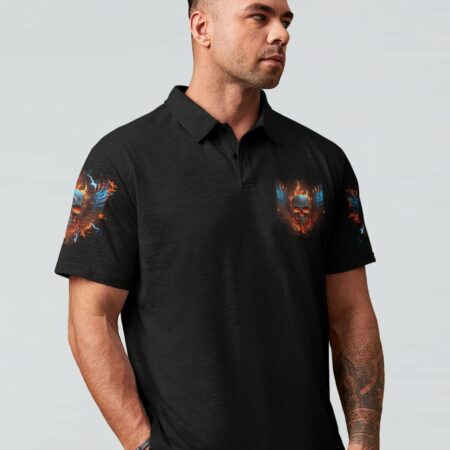 HEAVEN DON'T WANT ME FIRE SKULL WINGS ALL OVER PRINT - TLNZ1002235