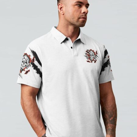 DON'T TRY TO FIGURE ME TORN SKULL ALL OVER PRINT - TLTM1411222