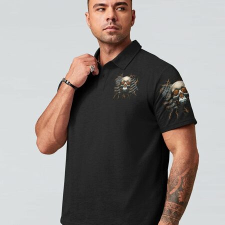 I'VE COME TO A POINT IN MY LIFE FLAG SKULL ALL OVER PRINT - TLTM0512224