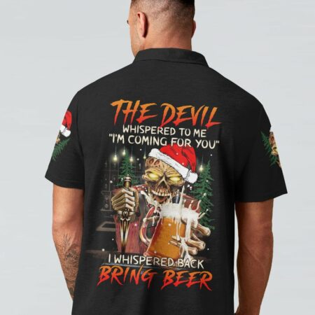 BRING BEER SKULL CHRISTMAS ALL OVER PRINT - TLTW1711221