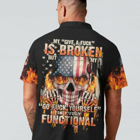 MY GIVE A F AMERICAN SKULL ALL OVER PRINT - TLTY2811223