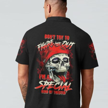 DON'T TRY TO FIGURE ME OUT SKULL ALL OVER PRINT - TLTM0812221