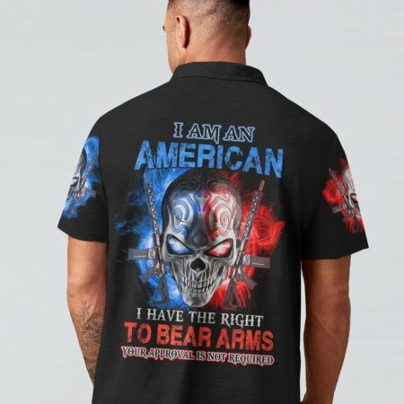 I AM AN AMERICAN SKULL ALL OVER PRINT - YHHN0212225